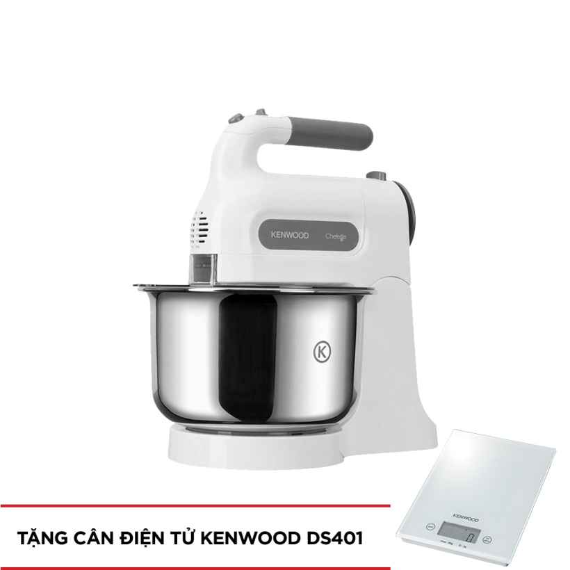 Máy trộn đa năng Kenwood HM680 350W – Tặng cân điện tử Kenwood DS401 - Hàng Chính Hãng