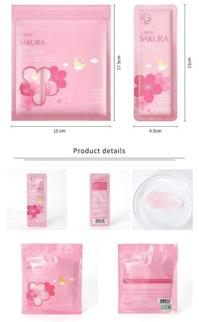 COMBO 15 GÓI MẶT NẠ SAKURA  SLEEPING FACE MASK