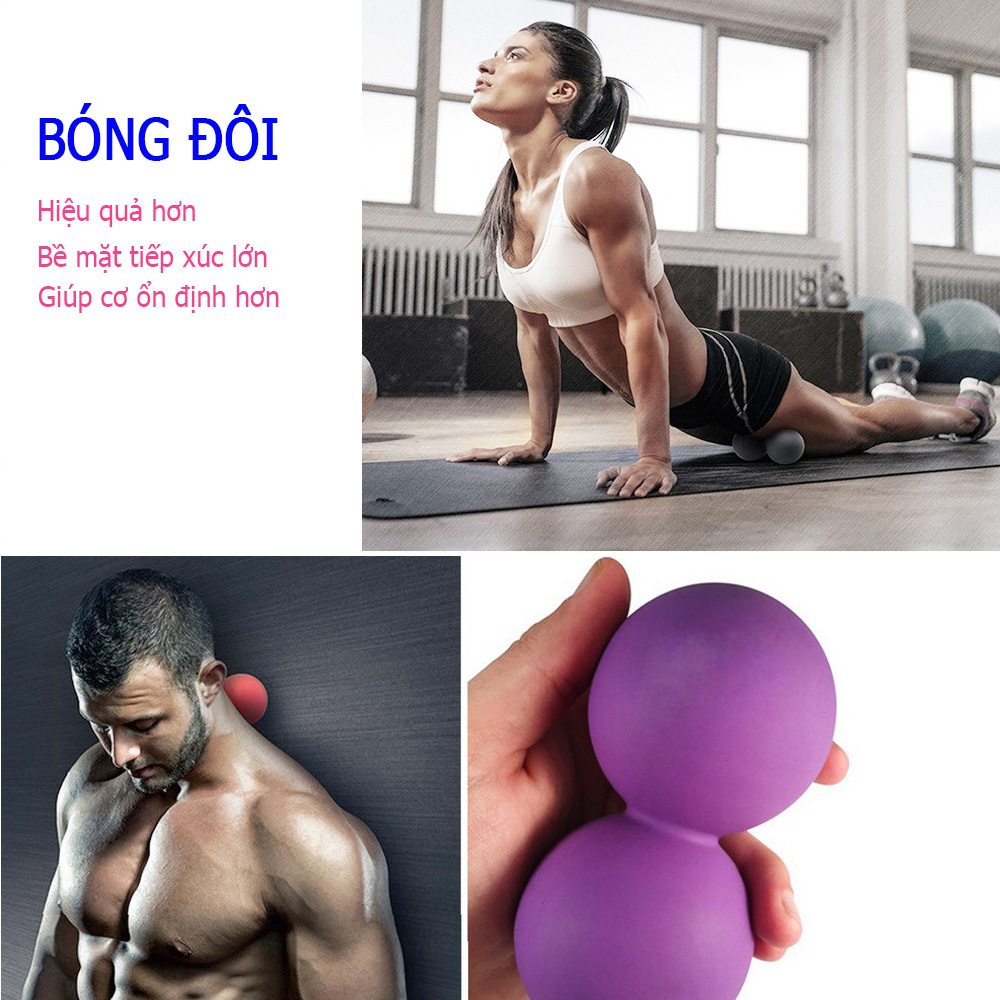 Bóng giãn cơ, Bóng massage cơ sau tập, Massage Ball phục hồi cơ hiệu quả