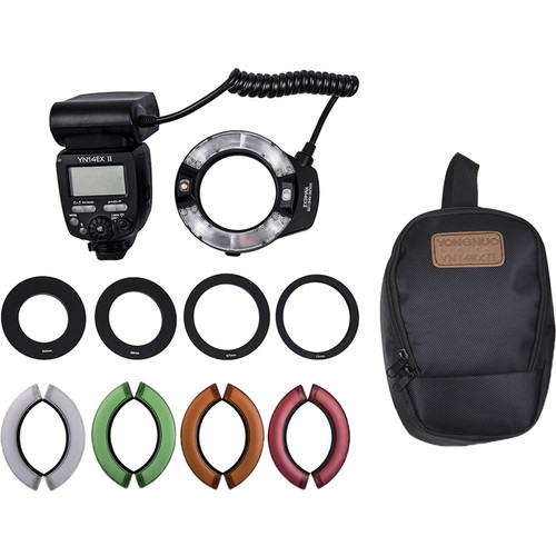 Đèn Flash Yongnuo 14EX II TTL Macro Ring Flash Kit for Canon Hàng nhập khẩu