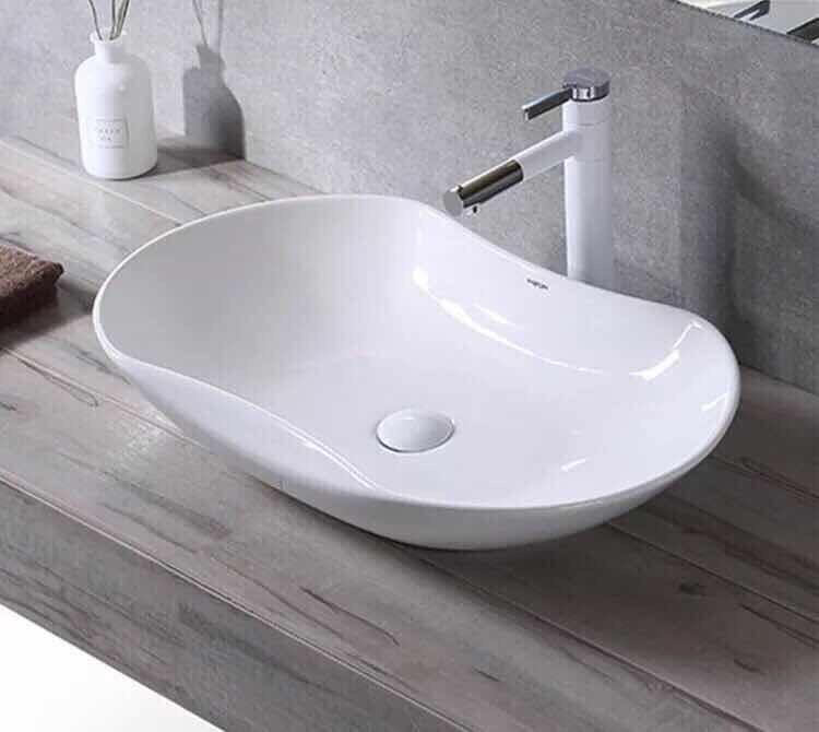 CHẬU LAVABO THUYỀN TRẮNG TINH KHIẾT GT01