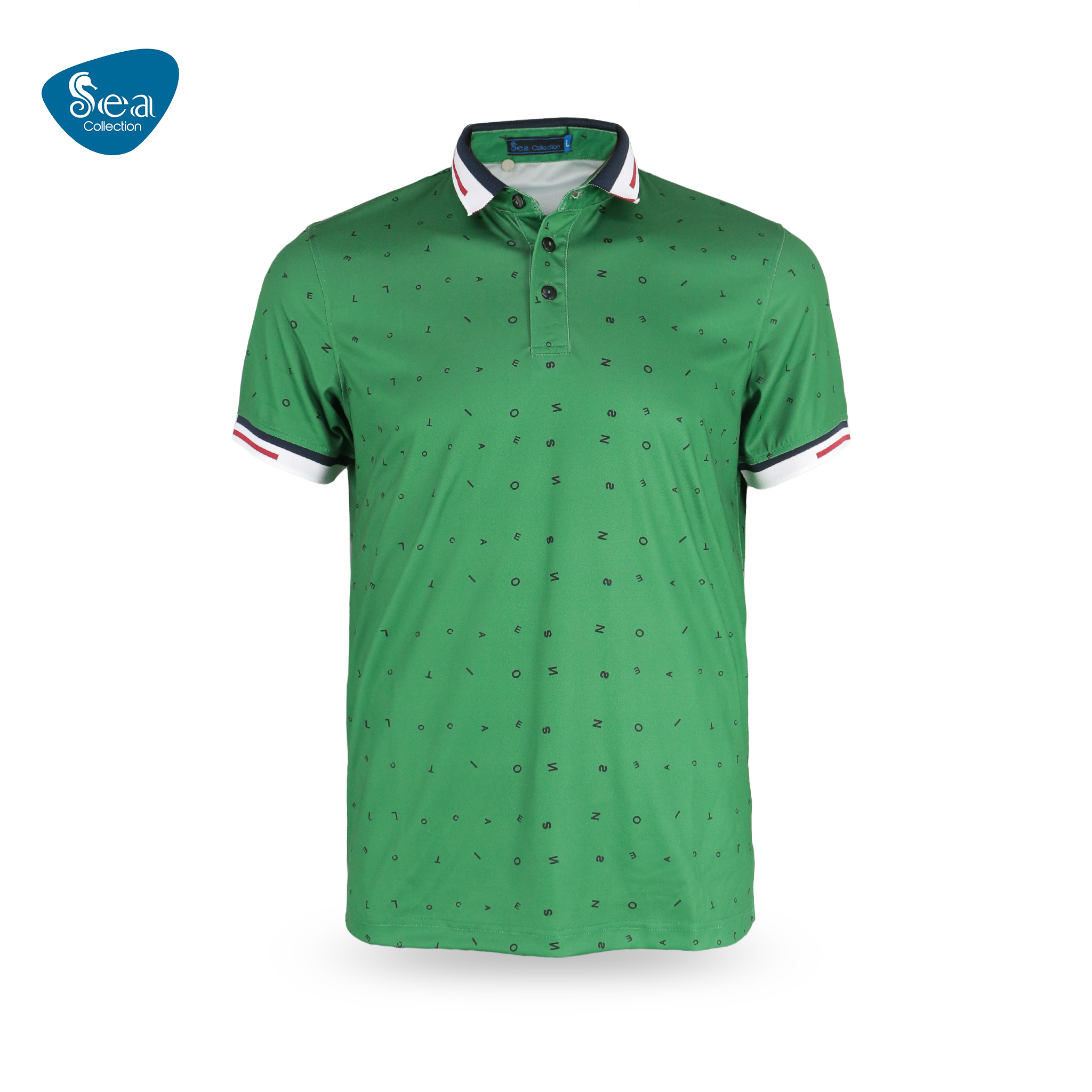 Áo Thun Polo Nam Sea Collection In Chữ 12025