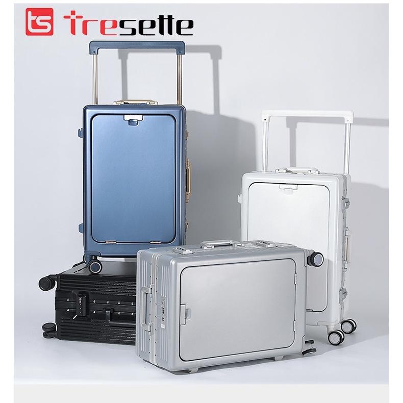 BFQ2ST500KTL: giảm 8% cho đơn từ 500K Vali khoá sập viền nhôm cao cấp kèm ổ sạc, móc treo đồ nhập khẩu Hàn Quốc TRESETTE 3033