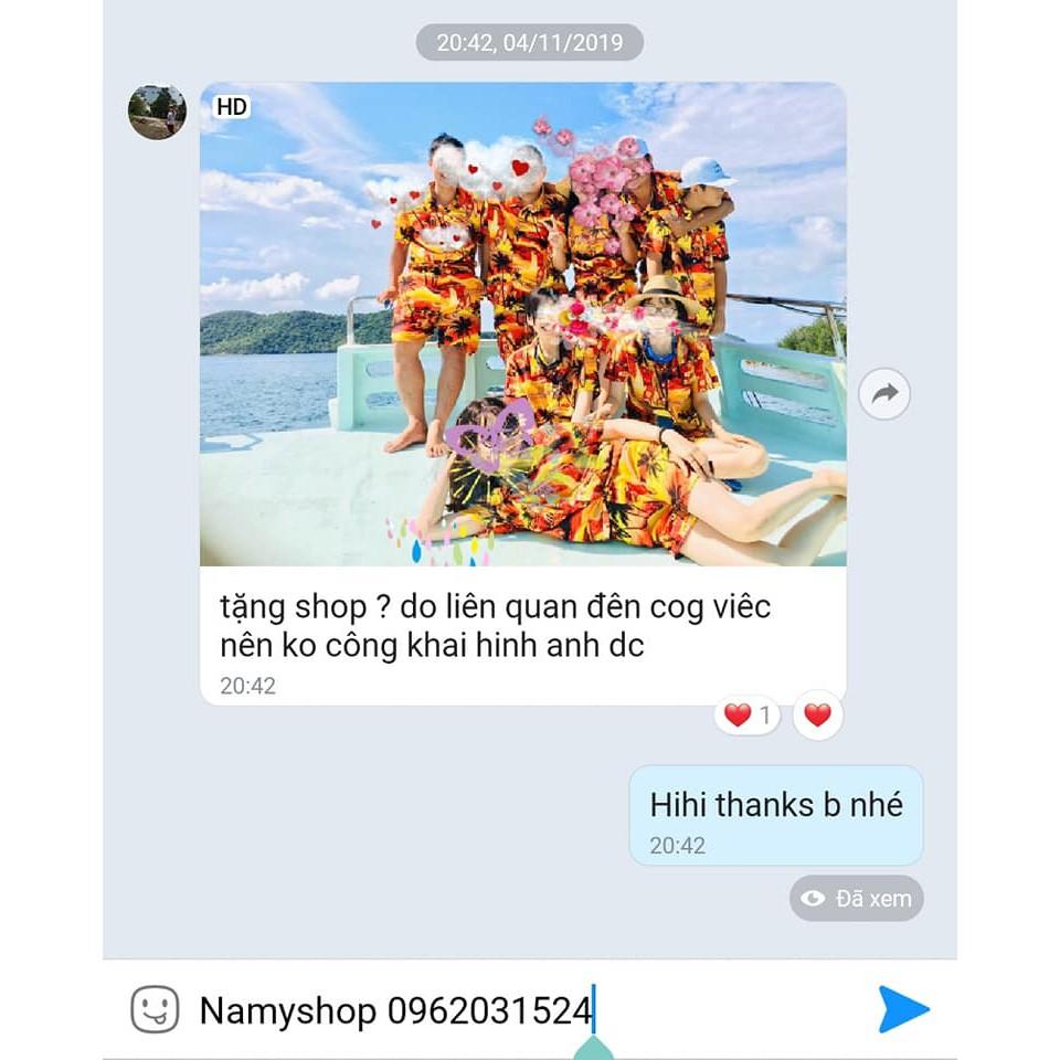 Đồ bộ đi biển giá cực tốt, đủ size cho cả gia đình