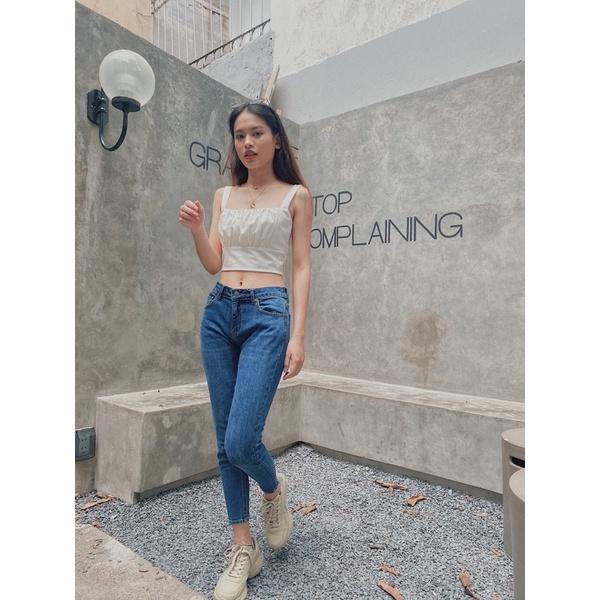 Quần jean baggy nữ mềm mát