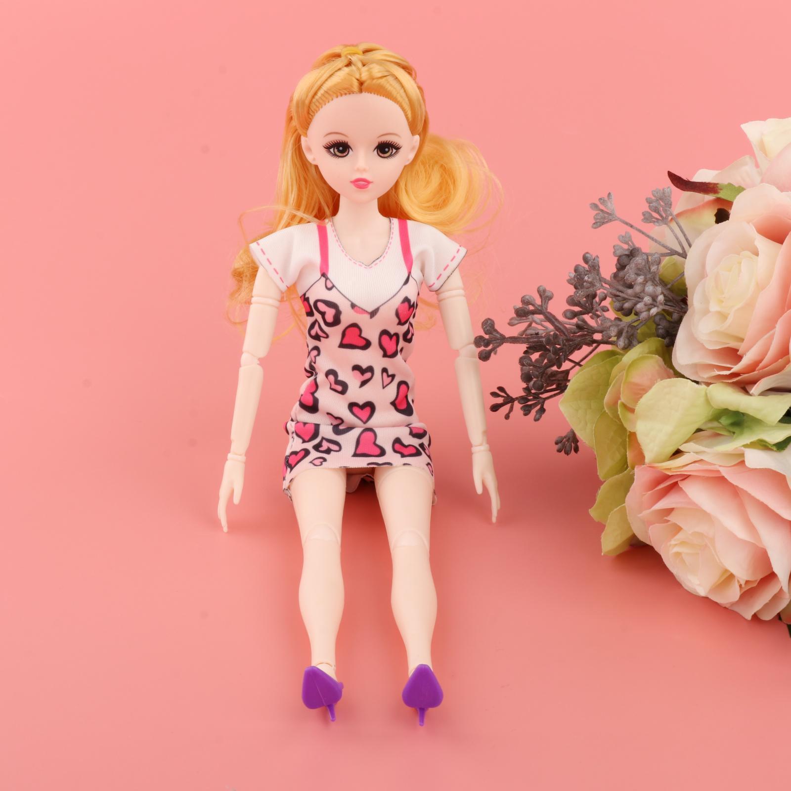 12 Inch 1/6 BJD Doll DIY Toys Full Set Clothes Shoes Gift for Girls