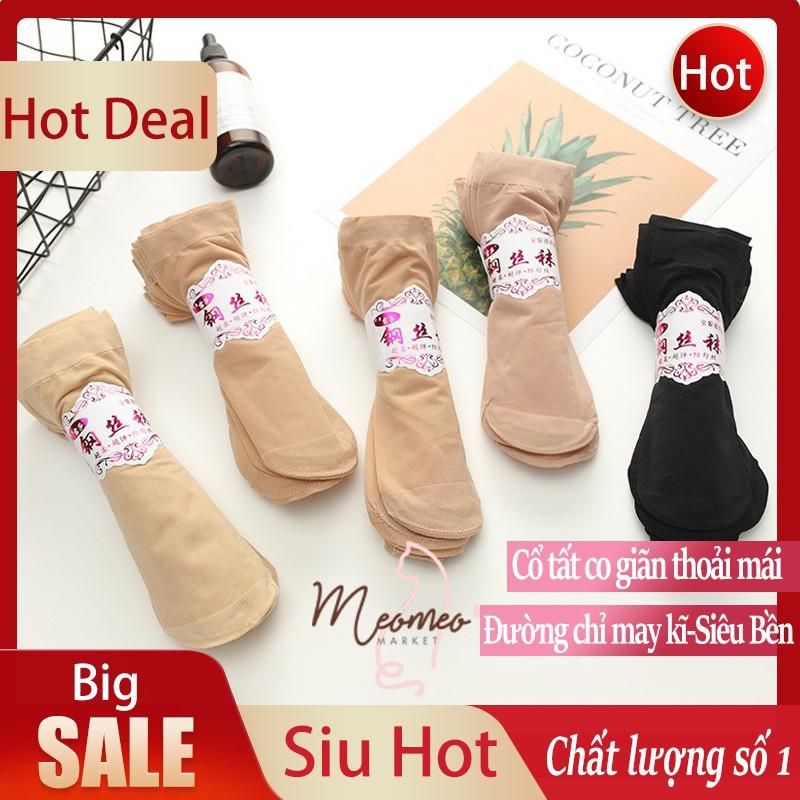 Combo 10 đôi Tất Giấy Nữ Ngắn siêu dai da chân