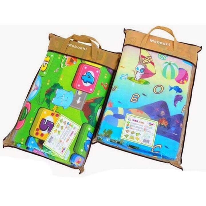 Thảm xốp Maboshi MINIIN cao cấp, Thảm 2 mặt cho bé vừa học vừa chơi - Giao mẫu ngẫu nhiên