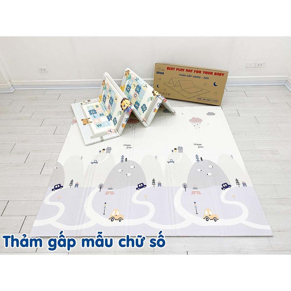 Thảm xốp cho bé Umoo Gấp Gọn Thảm Chơi Cho Bé Trải Sàn