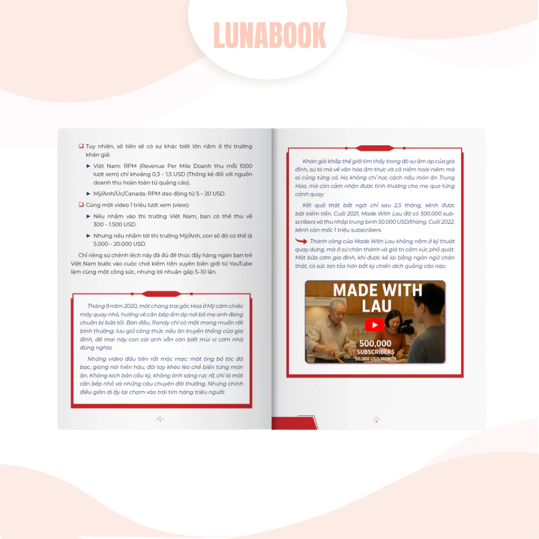 Sách - Kinh nghiệm thực chiến kiếm tiền xuyên biên giới từ Youtube