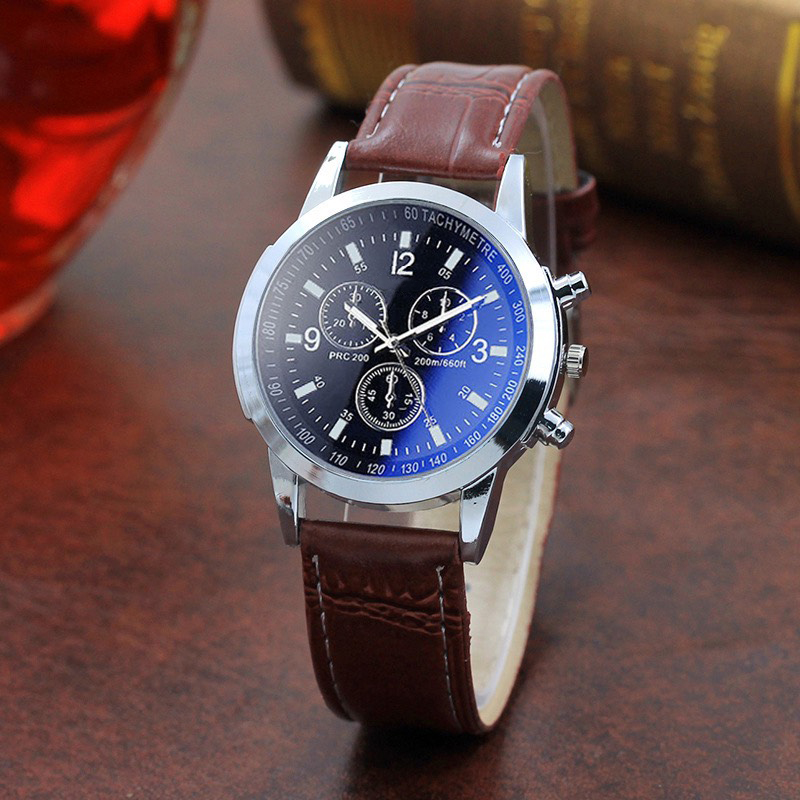 Đồng hồ đeo tay nam dây da lịch lãm ZO101 phong cách Hàn Quốc