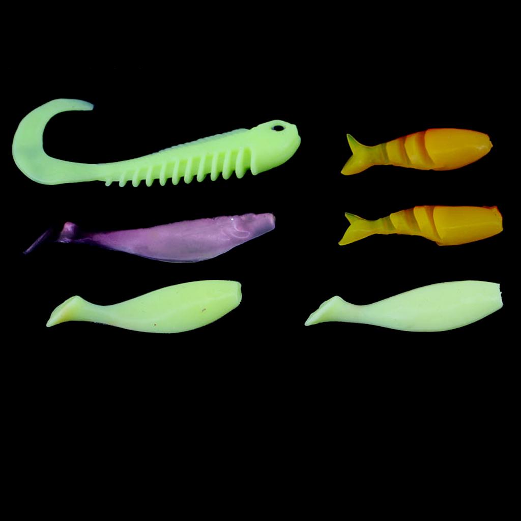 100pcs Bug Shrimp Bait Trolling Fishing Lures Tackle Bass Hooks Kit with Box