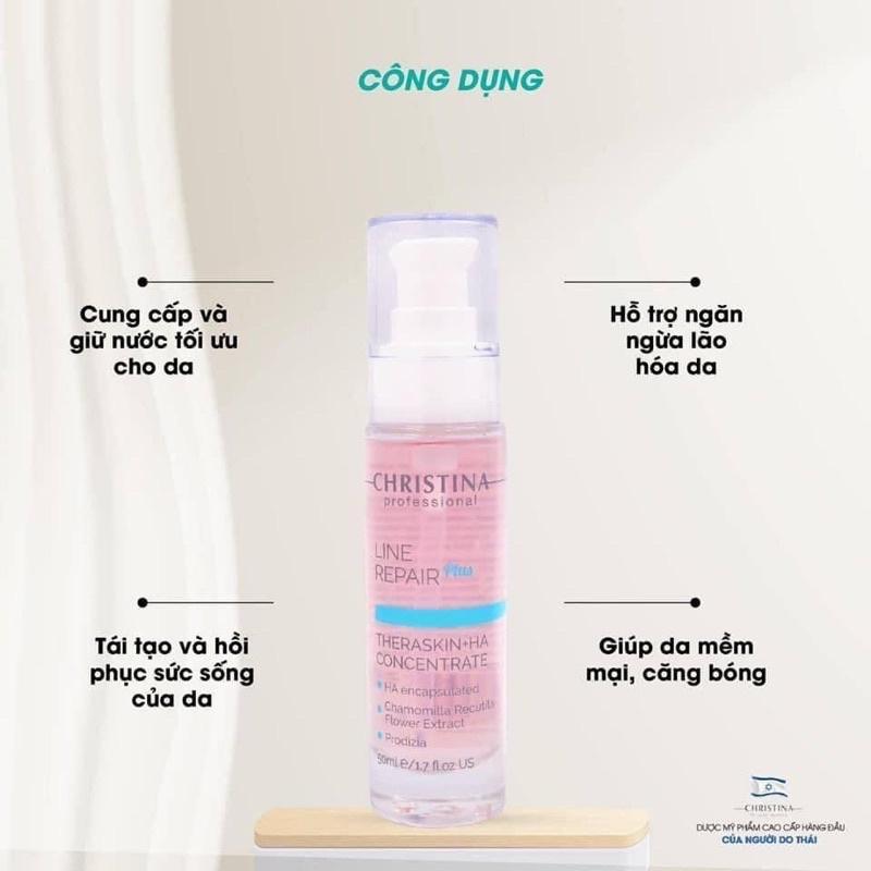 HÀNG NHẬP KHẨU - Serum cấp nước Christina Line Repair Plus Theraskin + HA Concentrate Tinh chất trẻ hoá phục hồi da