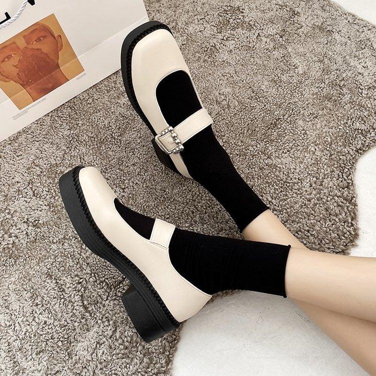 Giày Nữ Mũi Vuông Thời Trang Thanh Lịch