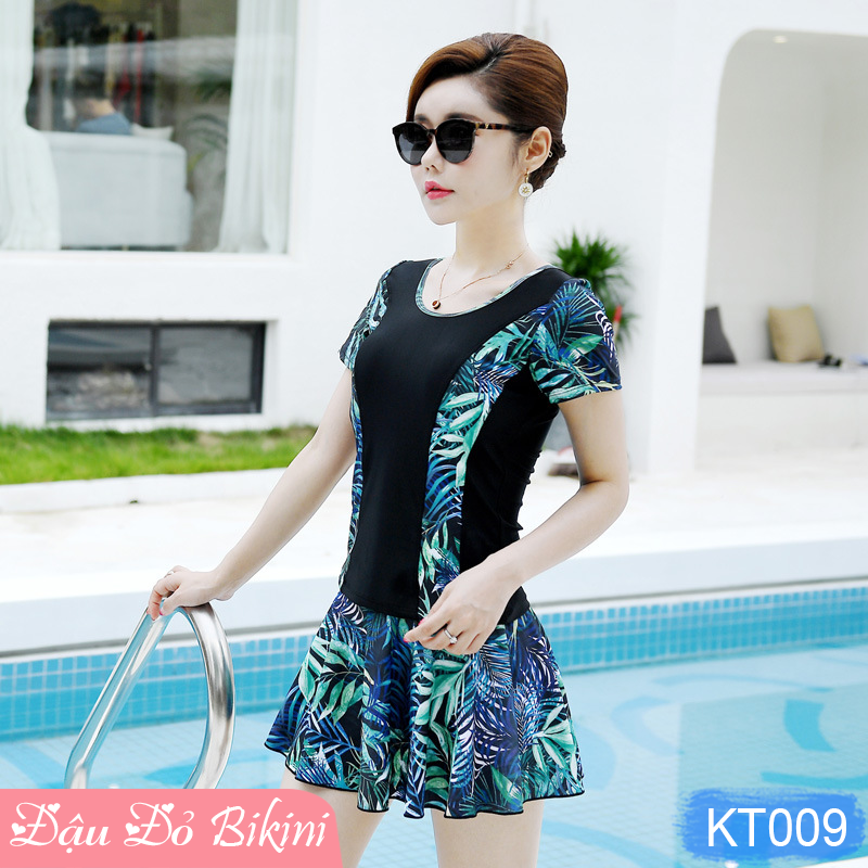 Đồ bơi nữ trung niên cho mẹ cho bà, áo tắm người già trung tuổi, có size lớn tránh lộ bụng, mẫu trẻ trung thanh lịch, dễ mặc, chất bơi mát mịn đẹp | KT009