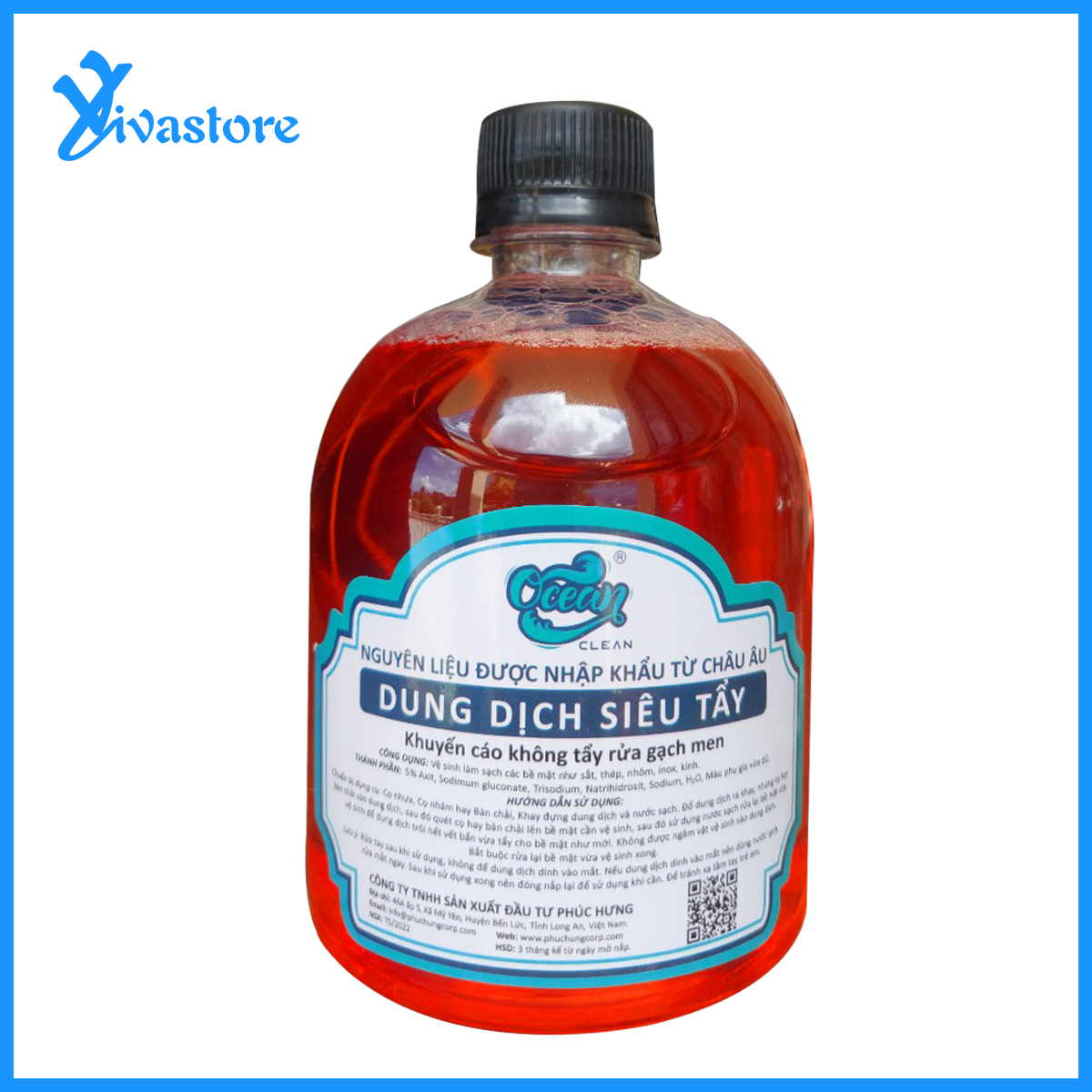 NƯỚC RỬA XE KHÔNG CHẠM OCEAN 500ML TẨY RỈ SÉT MỚI NHẤT TRÊN THỊ TRƯỜNG
