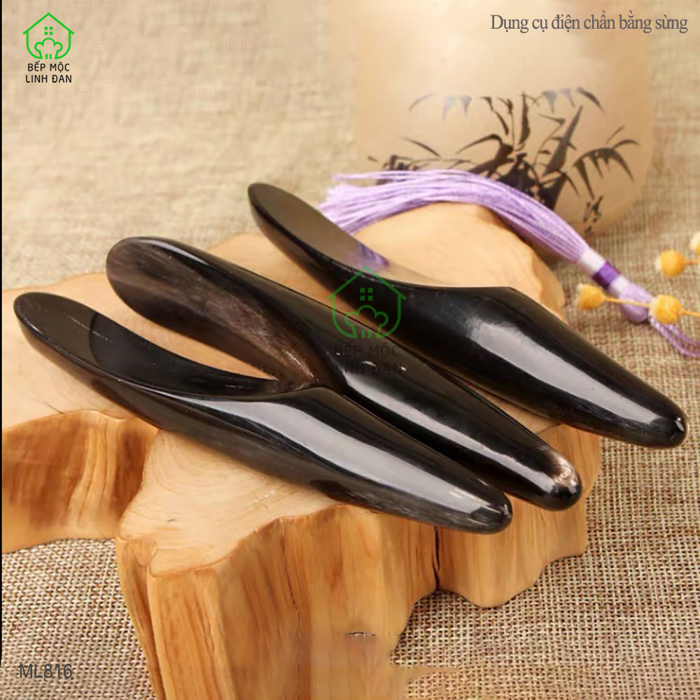 Dụng Cụ Điện Chẩn Bằng Sừng - Cạo Gió/ Mát Xa/ Day Ấn Huyệt [ML816