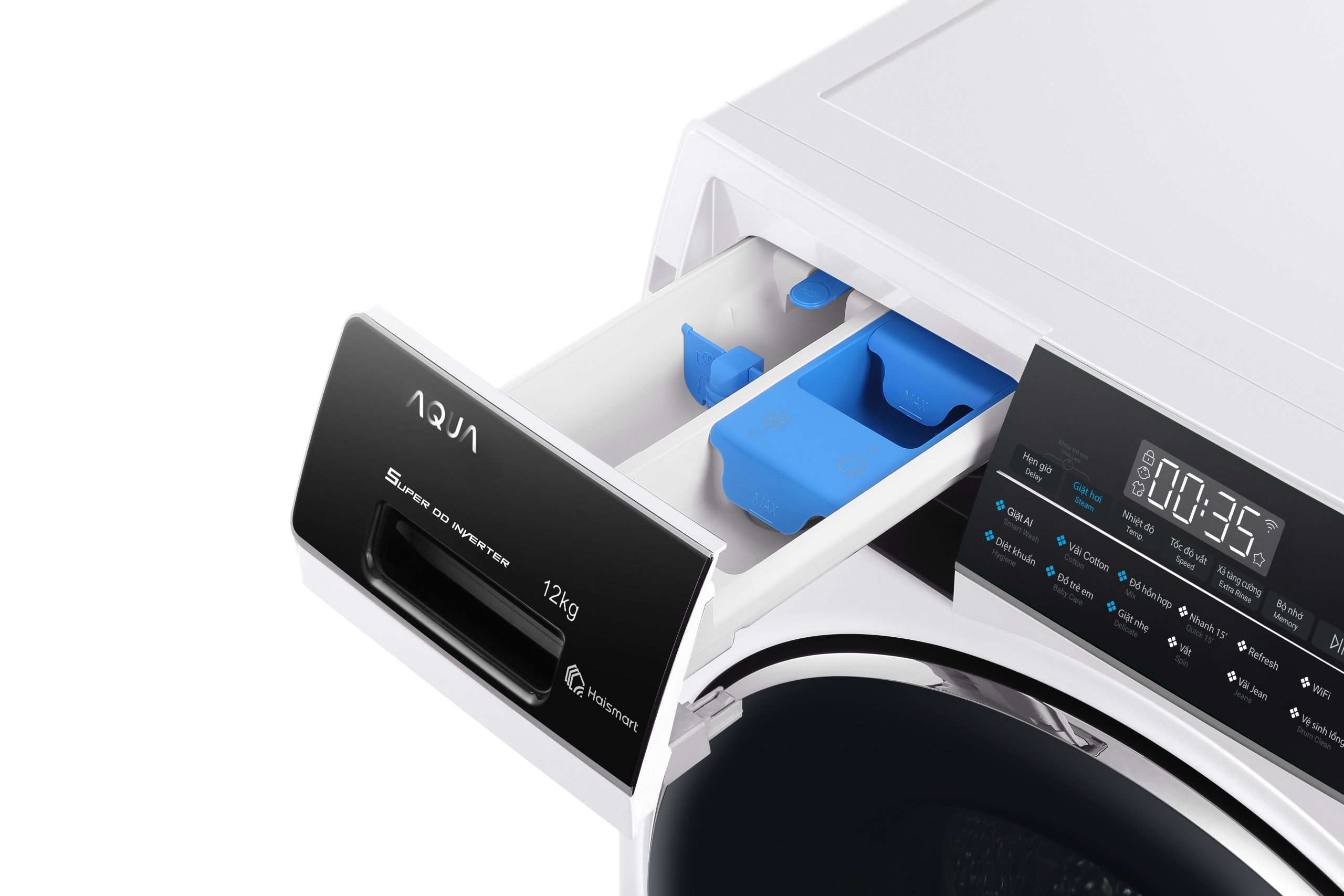 AW12-B4959U1K(W) - Máy giặt Aqua Inverter 12 kg AW12-B4959U1K(W) - Hàng Chính Hãng - Chỉ Giao Hồ Chí Minh