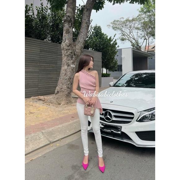 Áo trễ vai+quần jean Wabisabi 1603