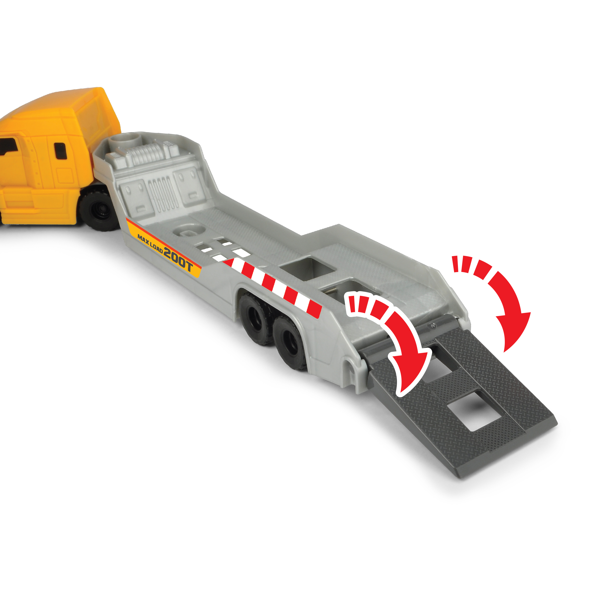 Bộ Đồ Chơi Xe Xây Dựng Dành Cho Bé Yêu DICKIE TOYS Mack/Volvo Micro Builder Truck 203725005 - Đồ Chơi Đức Chính Hãng