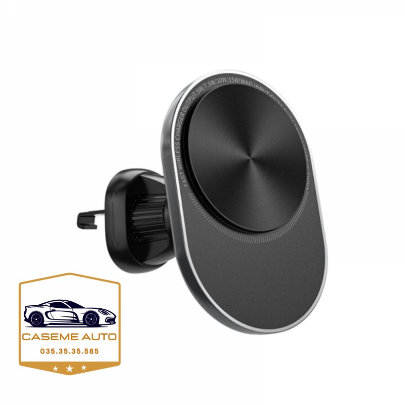 Giá Đỡ Điện Thoại Kèm Sạc Không Dây Từ Tính WIWU CH312 Cho Ô Tô - Hàng Chính Hãng