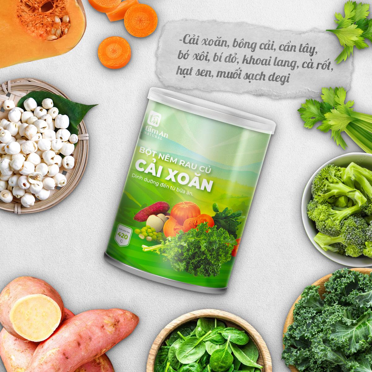 BỘT NÊM CẢI XOĂN ĐẬM ĐÀ HƯƠNG VỊ MÓN CHAY (420g)