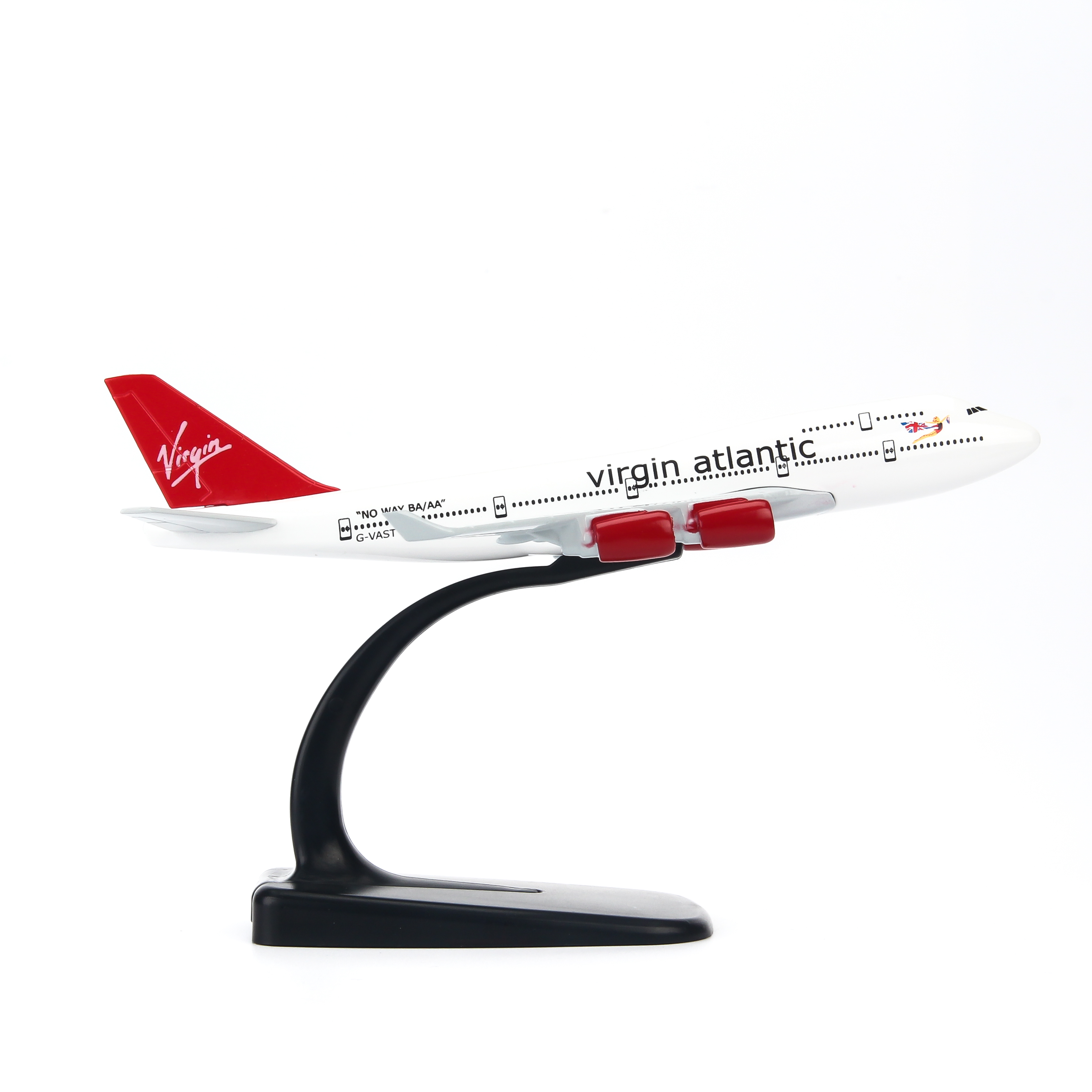 Mô Hình Máy Bay B747 VIRGIN ATLANTIC AIRWAYS EVERFLY 16CM