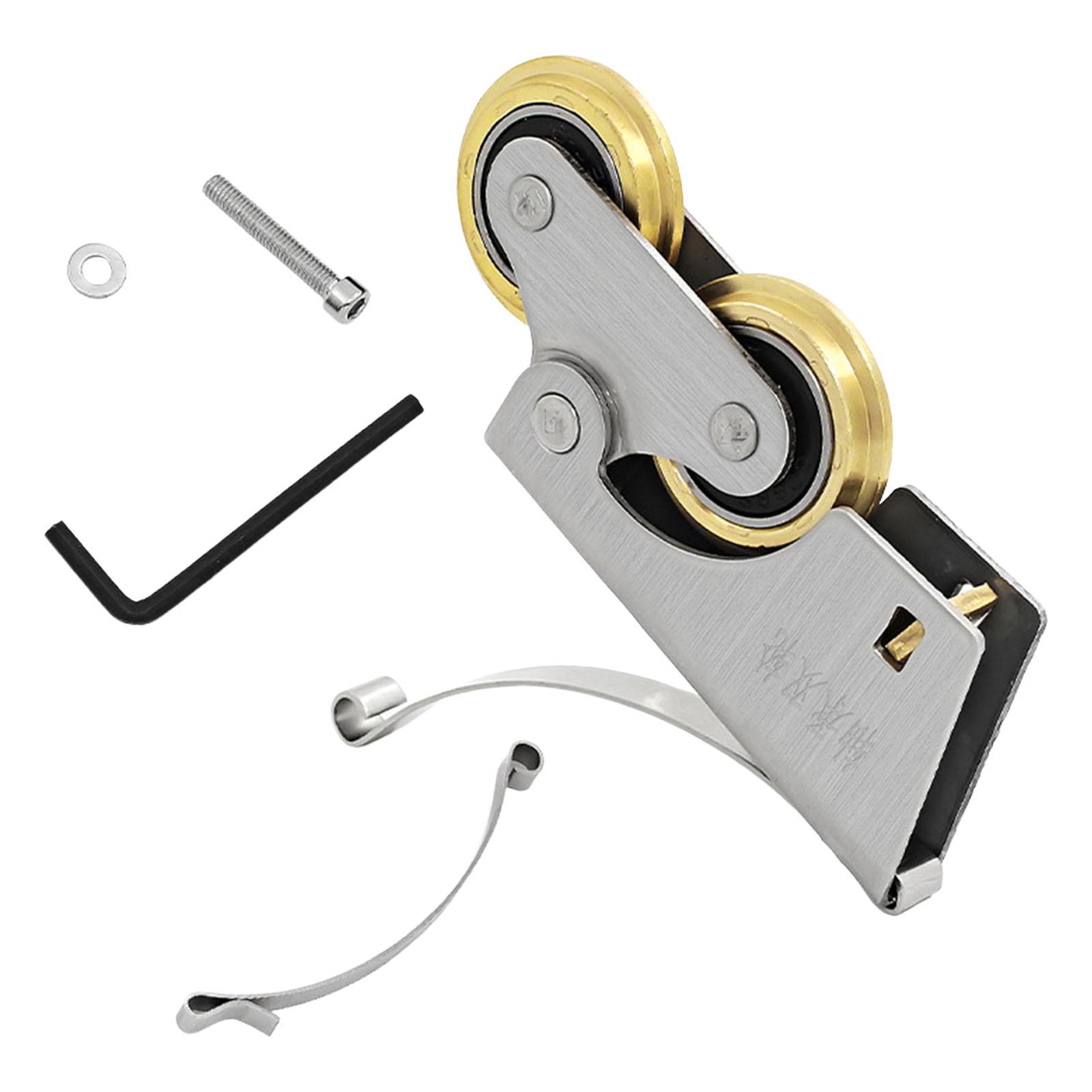 Sliding Door Window Pulley Double Wheel Smooth Double Wheel Pulley for Closet Cabinet