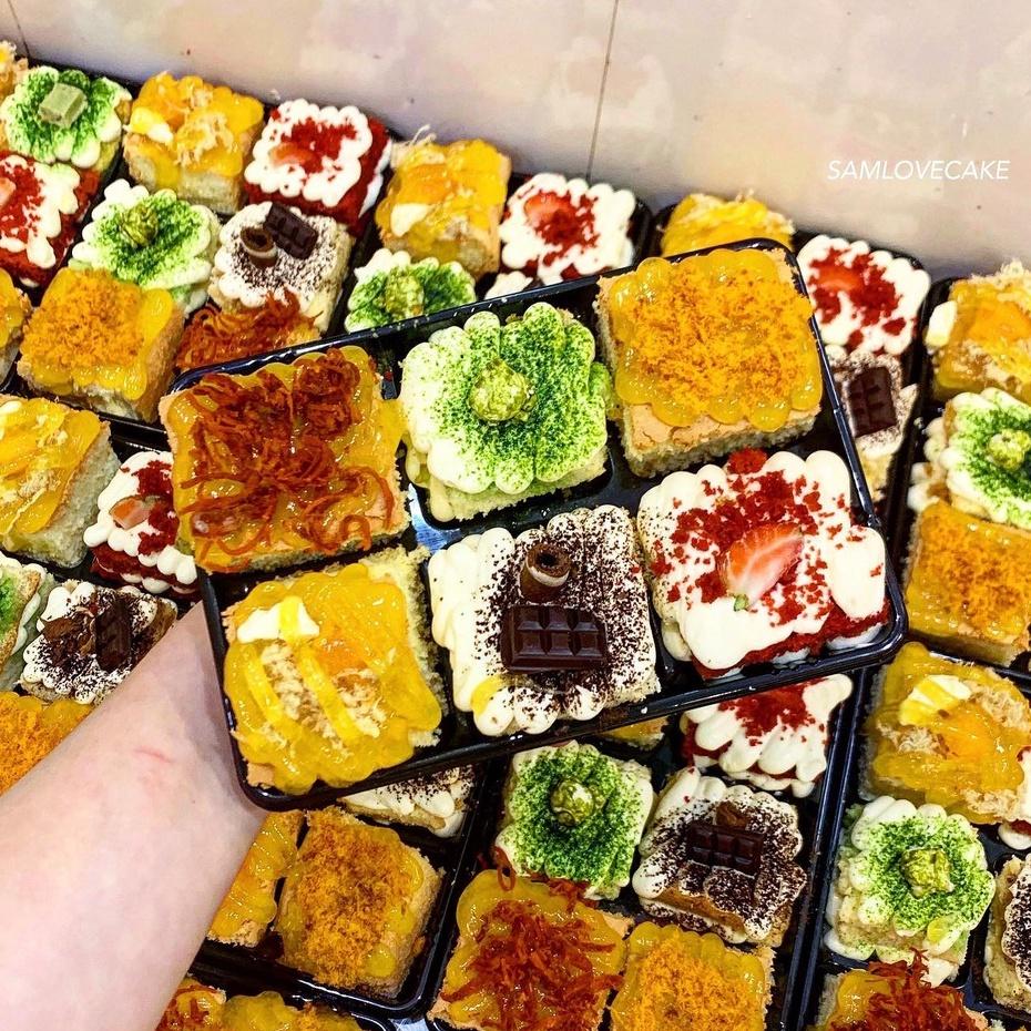 50 Hộp Bánh 6 Ngăn Đựng Bánh Trung Thu - Su Tròn - Mochi - 50g - 75g - CL003