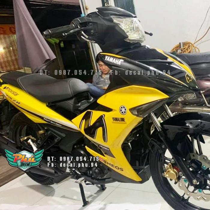 Tem rời EX 150 Movistar vàng đen 3