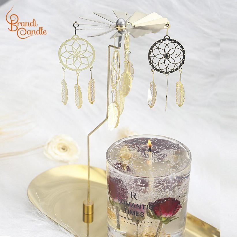 Set chong chóng dreamcatcher kèm que trụ đứng và khay 9x23cm (không kèm nến)