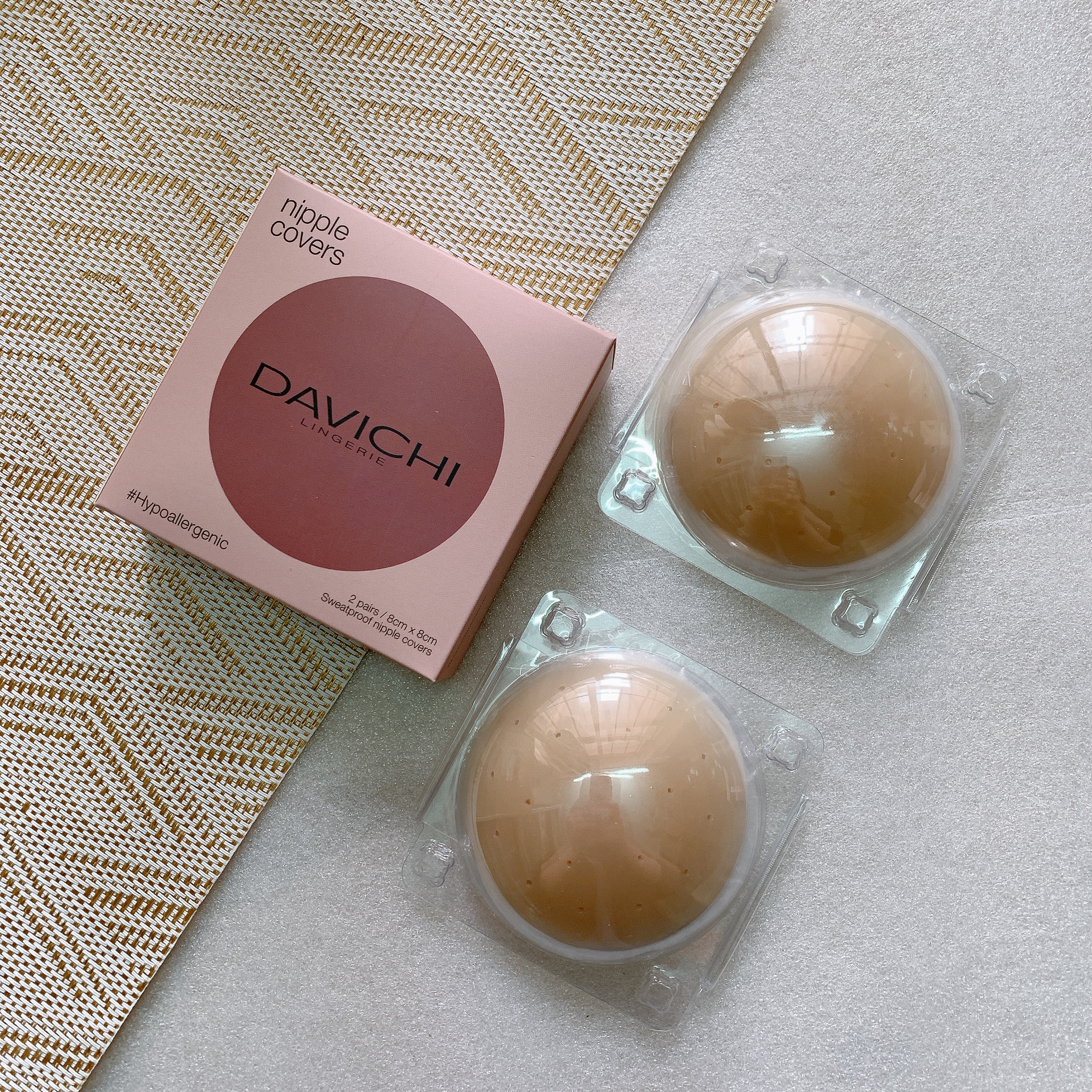 Miếng dán ngực chống mồ hôi - Hộp 2 set