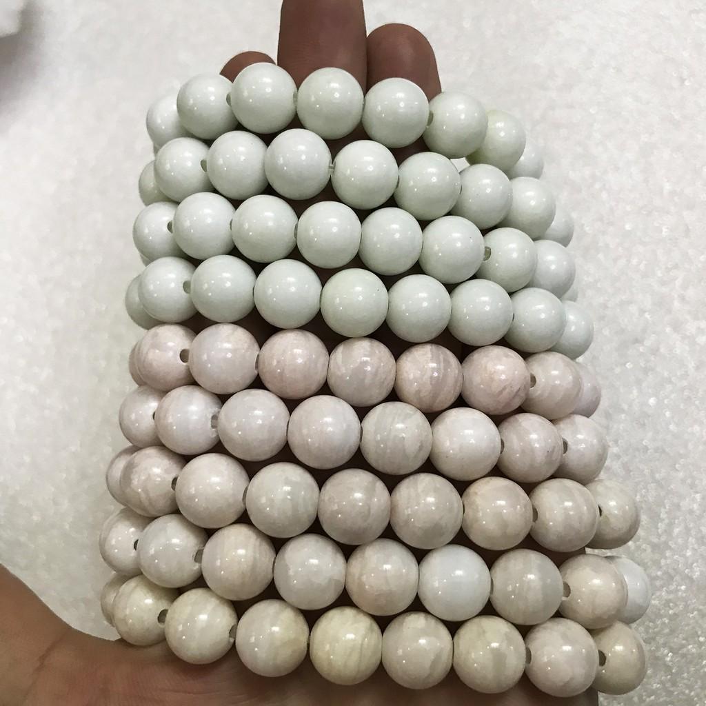 Vòng tay chuỗi ngọc nhiều màu đá thật của Việt Nam phù hợp các mệnh và các tuổi loại 1 cm