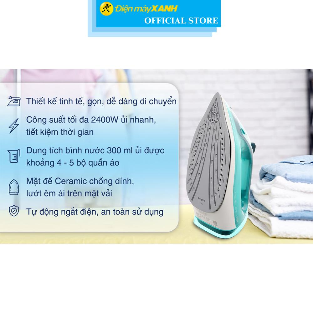 Bàn ủi hơi nước Philips DST3030/70 2400W - Hàng Chính Hãng