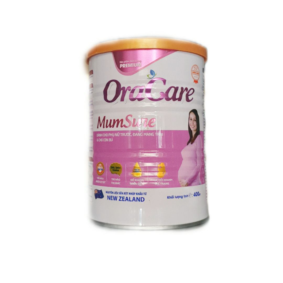 Sữa OraCare Mum Sure 400g - Dành cho phụ nữ trước, đang mang thai & cho con bú