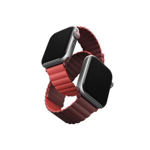 Dây đeo UNIQ Revix Reversible Magnetic Silicone Strap For Apple Watch 1~8/ SE Hàng Chính Hãng