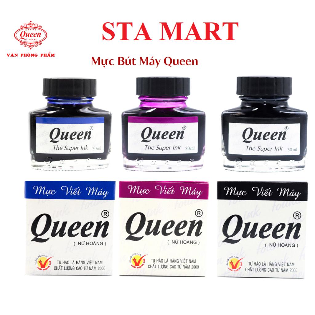 Mực bút máy Queen / Mực Hồng Hà, Mực bơm cho bút máy học sinh