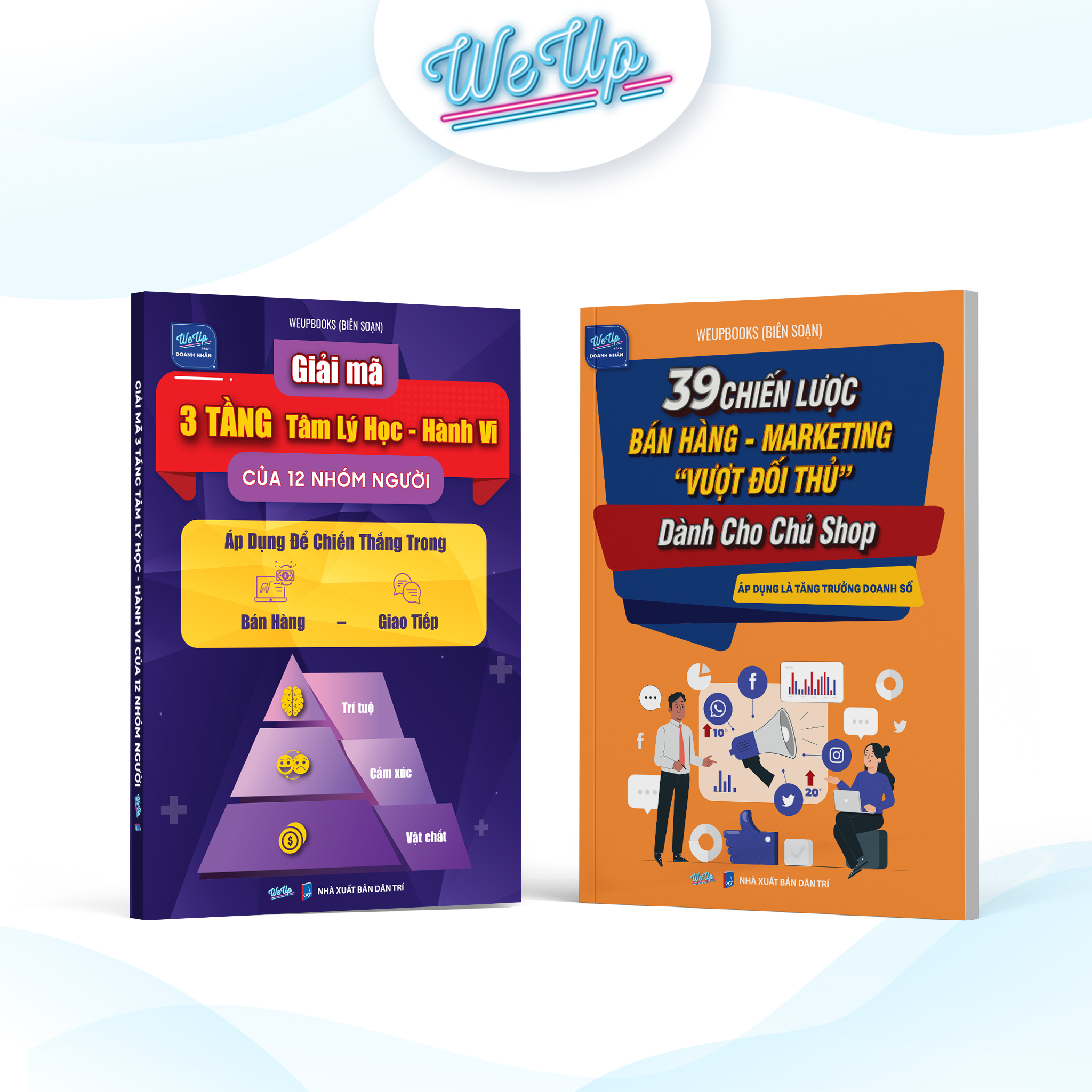 Combo 2 sách: Giải mã 3 tầng tâm lý học hành vi và 39 chiến lược bán hàng - marketing