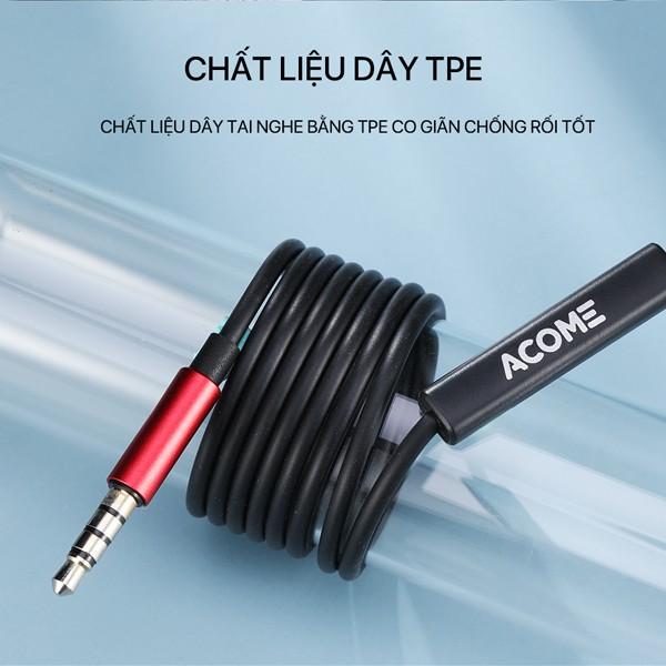 Tai Nghe Nhét Tai ACOME AW05 Âm Thanh HD Cổng Kết Nối 3.5mm - Hàng Chính Hãng