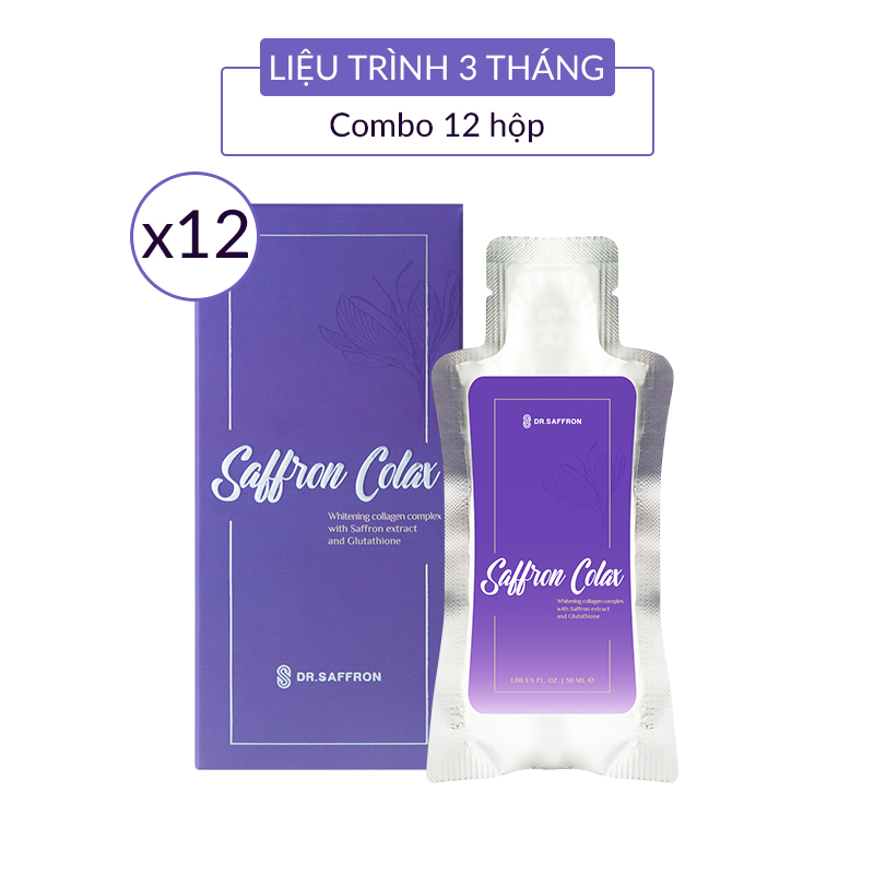 Saffron Collagen Colax Liệu Trình 3 Tháng