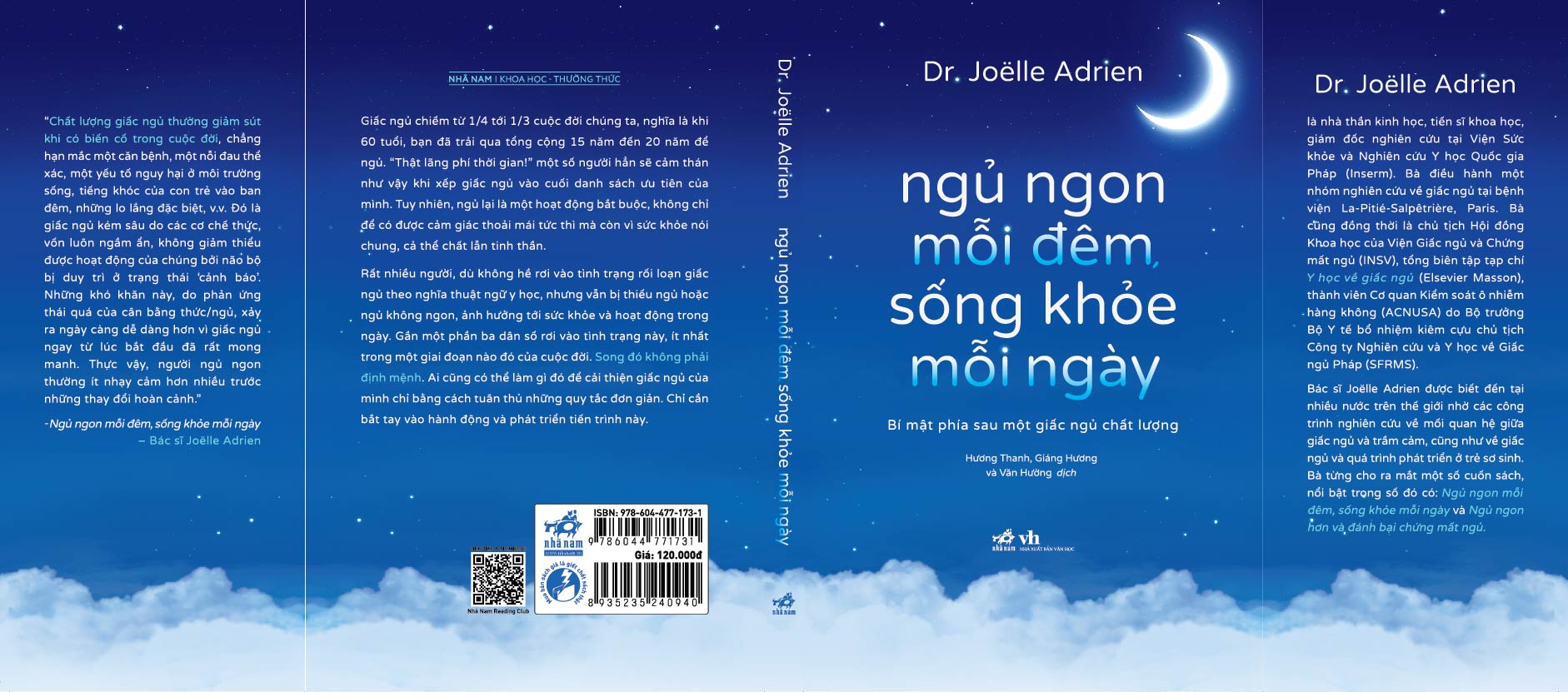 Sách - Ngủ ngon mỗi đêm, sống khỏe mỗi ngày (Dr. Joëlle Adrien) (Nhã Nam Official)