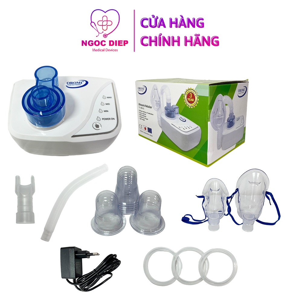 Máy xông khí dung OROMI TL-100-E1 - Xông mũi họng - Hàng chính hãng