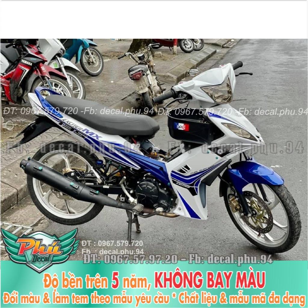 Tem Rời Ex 2006-2010 Trắng xanh in trong  -1