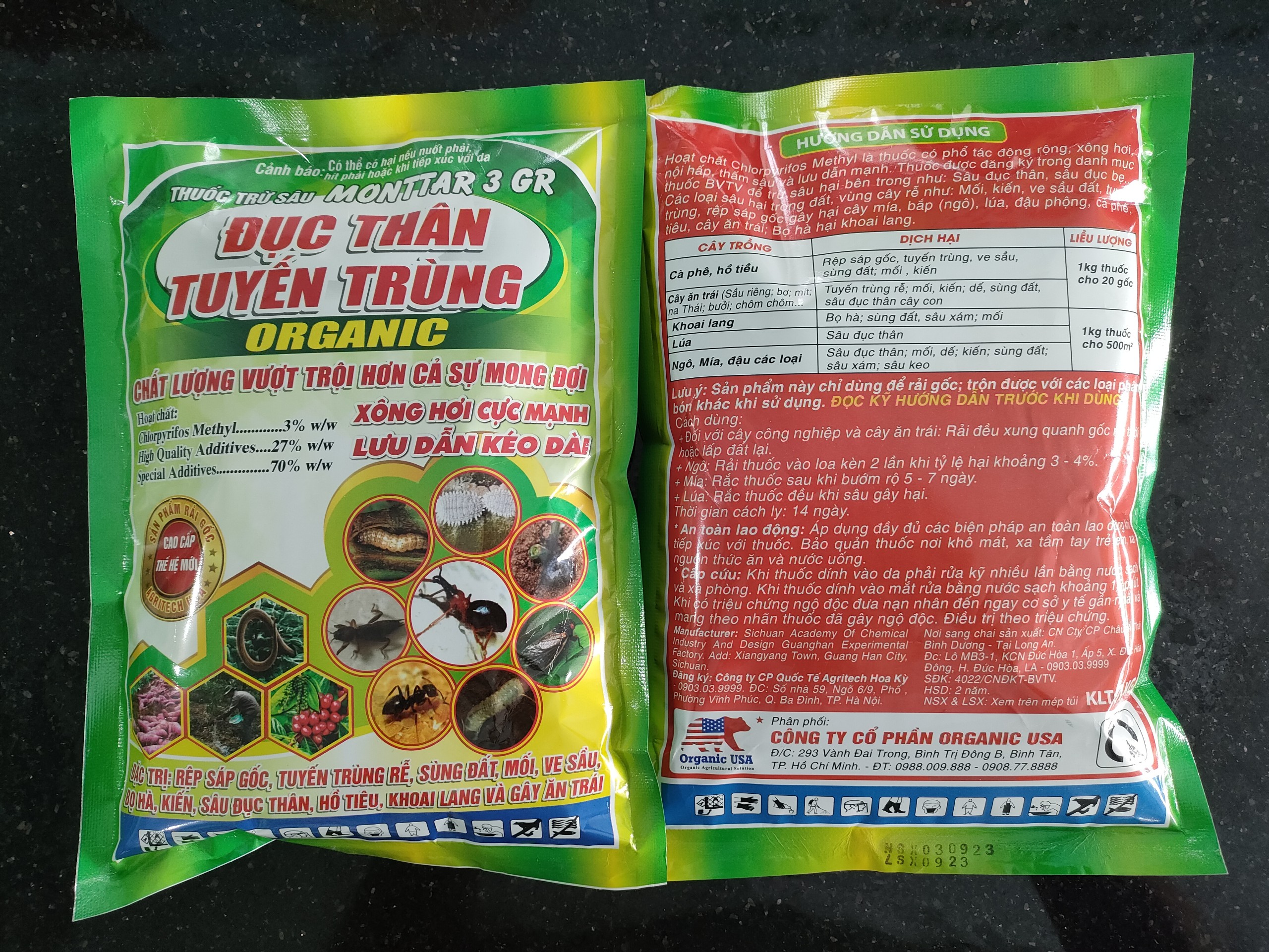 Thuốc trừ sâu MONTTAR 3 GR - Đục thân tuyến trùng - VTNN NÔNG PHÚ T86