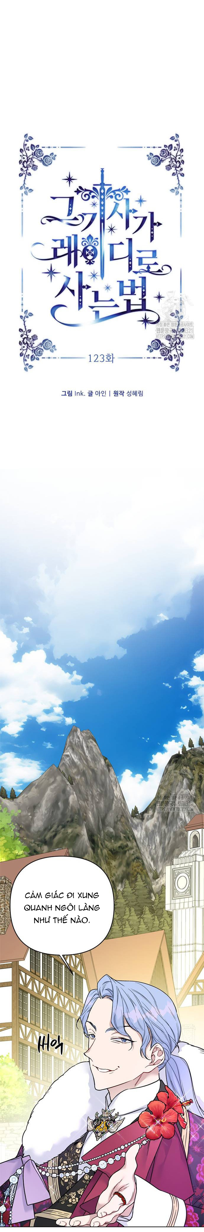 cách hiệp sĩ sống như một tiểu thư chapter 123.1 8