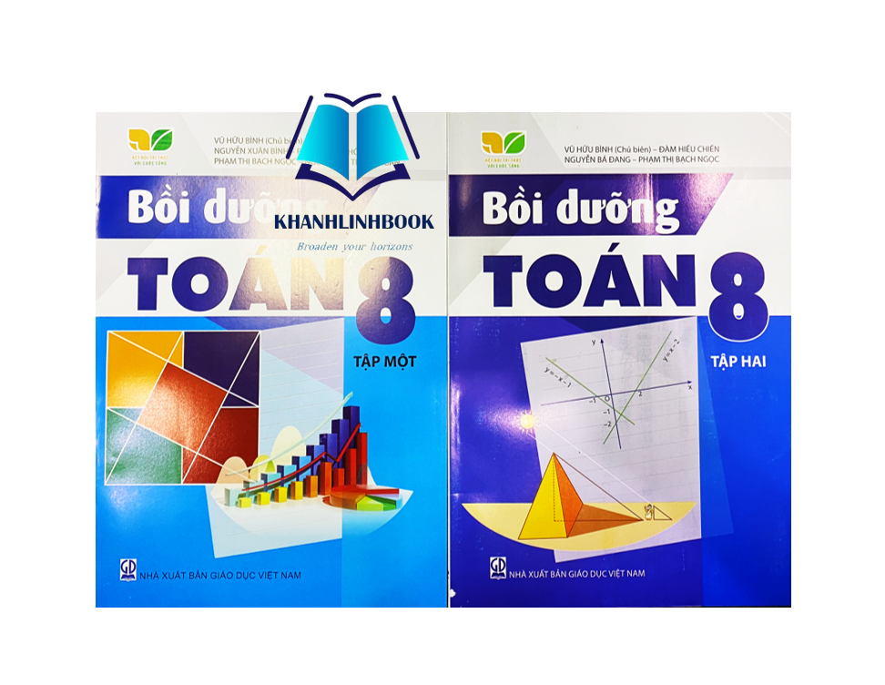 Sách - Combo Bồi dưỡng Toán 8 tập 1 + 2