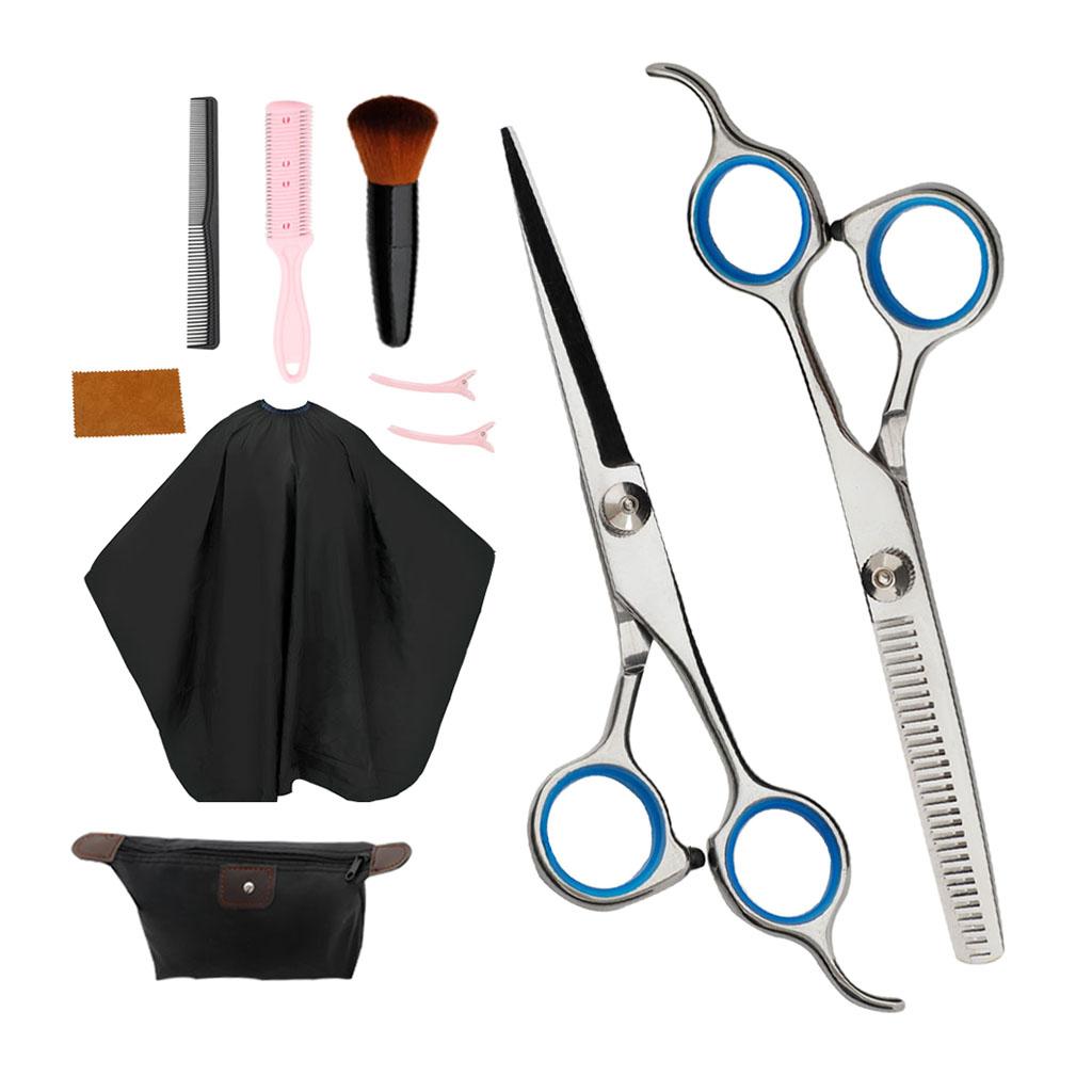Bộ dụng cụ và phụ kiện kéo cắt tóc dành cho nam nữ Hairdressing Scissors Kit and Accessories