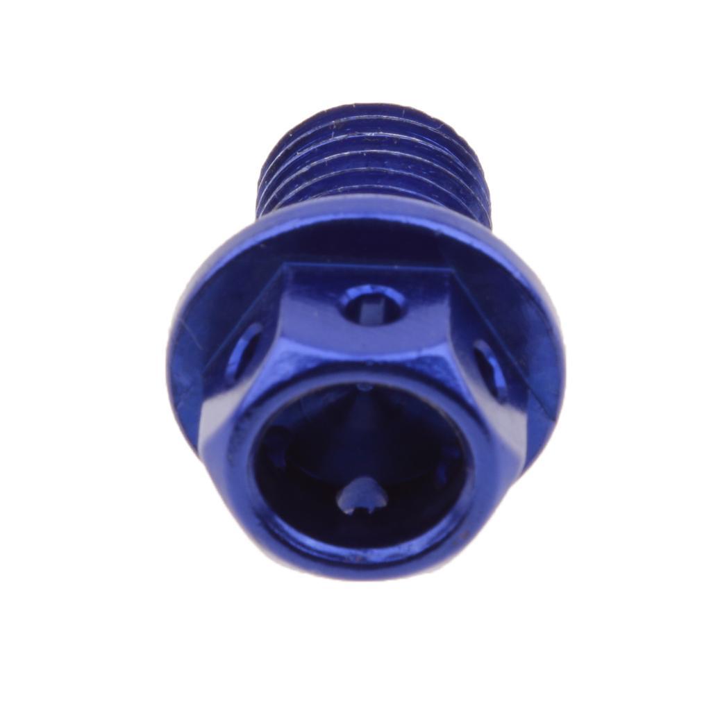 Blue Engine Oil Drain Plug Nut Screw Repair for Dirt Bike ATV