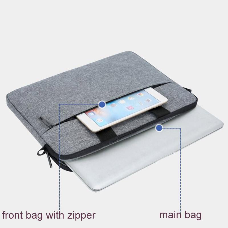 Cặp Xách Laptop Di Động Xách Tay 15.6Inch Tay Túi Máy Tính Miếng Lót Chống Thấm Nước Cặp Sách Kinh Doanh Du Lịch Trọn Gói