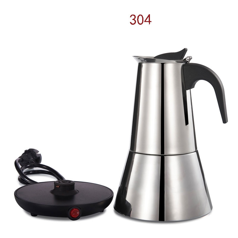 BÌNH ĐIỆN PHA CÀ PHÊ MOKA EXPRESS 300ML CHẤT LIỆU INOX CAO CẤP